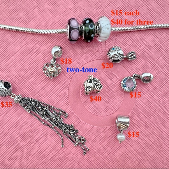 Authentic Pandora Charms and Dangle (all brand new or like new) - Picture 3 of 5
